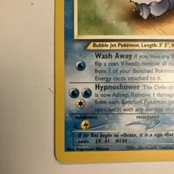 Pokemon TCG Light Vaporeon 52/105 Neo Destiny Unlimited LP - Image 5