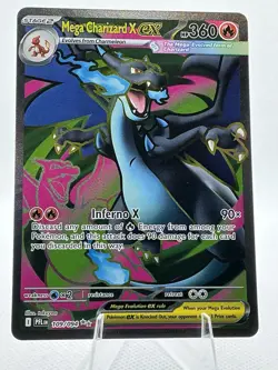 Pokemon TCG - Mega Charizard X ex - 109/094 - Phantasmal Flames Holo - NM - Image 1