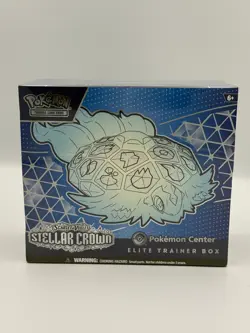 Stellar Crown Pokemon Center Elite Trainer Box NEW & SEALED With Plastic CASE - Image 1