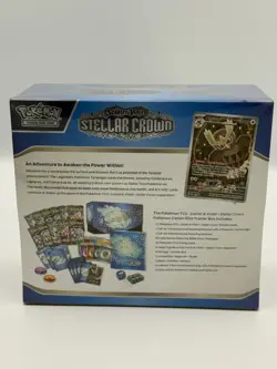 Stellar Crown Pokemon Center Elite Trainer Box NEW & SEALED With Plastic CASE - Image 2