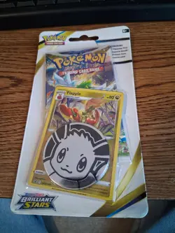2022 Pokemon Hanging Blister Pack Sword & Shield BRILLIANT STARS Factory Seal - Image 1