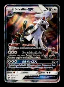 Carte Pokemon Silvallie GX 90/111 Invasion Carmin FR - Image 1