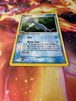 Vaporeon 6/17 LP Holo Rare POP Series 3 2006 Pokemon TCG - Image 2