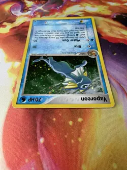 Vaporeon 6/17 LP Holo Rare POP Series 3 2006 Pokemon TCG - Image 3