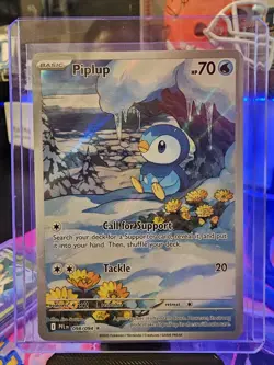 Piplup 98/94, Phantasmal Flames Full Art Holo Illustration Rare, Pokemon TCG, NM - Image 2