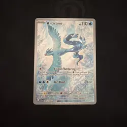 2025 Pokemon Journey Together Articuno Illustration Rare Holo IR 161/159 NM - Image 1