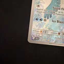 2025 Pokemon Journey Together Articuno Illustration Rare Holo IR 161/159 NM - Image 3