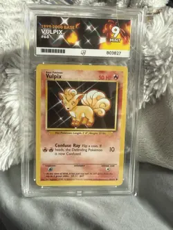 Vulpix Base 1999-2000 English Pokemon Ace 9 (Pop 1) - Image 1