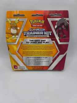 Pokemon Sun & Moon Trainer Kit Lycanroc & Alolan Raichu 2-Player Set Sealed - Image 2