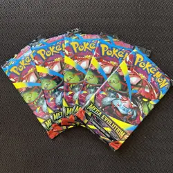 🎆 Pokemon MEGA EVOLUTION Booster Pack Lot / Bundle 5 Packs New Sealed 🎆 - Image 1