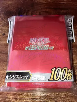 Yu-Gi-Oh Sleeves Slifer Red Duel Academy 100 OCG Official - Image 1