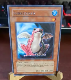 Yu-Gi-Oh!: Substitoad LODT-EN028, Vintage 1st Edition Light of Destruction Card - Image 1