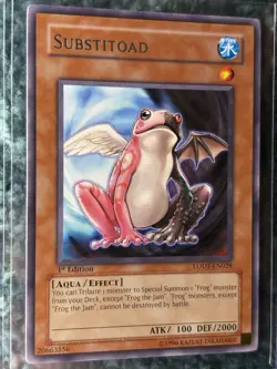 Yugioh Substitoad LODT-EN028 Light of Destruction 1st Edition Rare NM-LP - Image 4