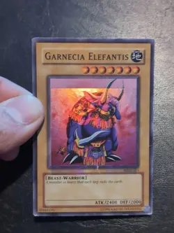 Yu-Gi-Oh! SUPER RARE GARNECIA ELEFANTIS MRD-125 MISPRINT MAJOR FOIL SHIFT HP - Image 4