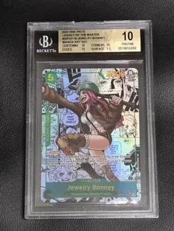 2025 One Piece Legacy of The Master OP12118 Jewelry Bonney Manga BGS 10 PRISTINE - Image 1