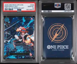 2025 ONE PIECE CARRYING ON HIS WILL SPECIAL ALT ART #028 PORTGAS D. ACE PSA 10 - Image 3