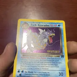 Pokemon Card Dark Gyarados Prerelease Promo 8/82 Team Rocket Holo c604 - Image 2