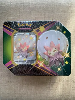 Pokemon TCG Eldegoss V Shining Fates Tin Factory Sealed promo card - Image 1