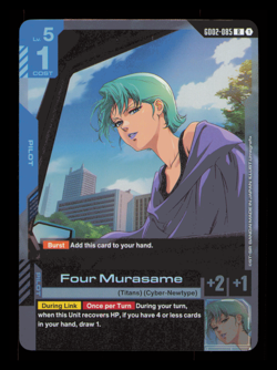 Four Murasame (R) GD02-085 Gundam TCG Card Game - Dual Impact *English NM - Image 1
