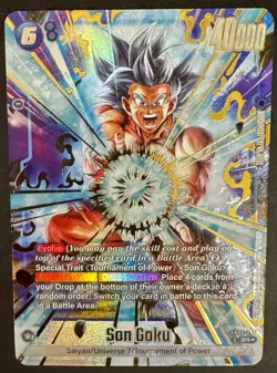 Son Goku FB09-037 Alternate Art Dual Evolution Dragon Ball Card English Fusion - Image 2