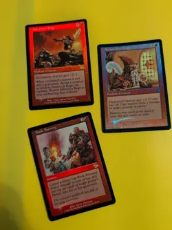 Infectious Rage,book Burning,Arcane Teachings Judgment.Old VIntage.MTG Card.FOIL - Image 1