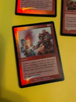 Infectious Rage,book Burning,Arcane Teachings Judgment.Old VIntage.MTG Card.FOIL - Image 3