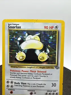 Pokemon Card Snorlax Holo Unlimited Jungle Set WotC 1999 Ultra Rare 11/64 - Image 2