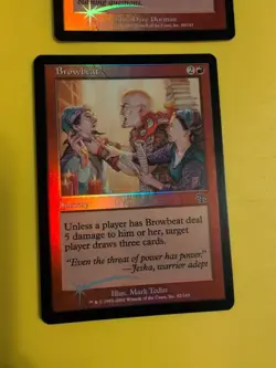 Browbeat & Book Burning. Sorcery Judgment.Old VIntage.MTG 2 Card.FOIL - Image 4