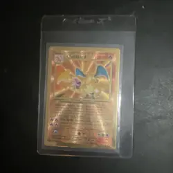 Pokemon Charizard Metal Promo Holo Card 004/102 Celebrations Miscellaneous Set - Image 1