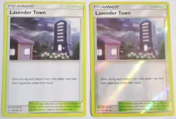 Lavender Town 147/181 Team Up Trainer Non & Reverse Holo 2 Pokemon Card - Image 1