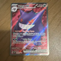 Pokemon Gengar ex 193/162 SV05: Temporal Forces Ultra Rare Full Art Holo Card - Image 1