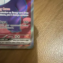 Pokemon Gengar ex 193/162 SV05: Temporal Forces Ultra Rare Full Art Holo Card - Image 2