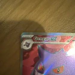 Pokemon Gengar ex 193/162 SV05: Temporal Forces Ultra Rare Full Art Holo Card - Image 4