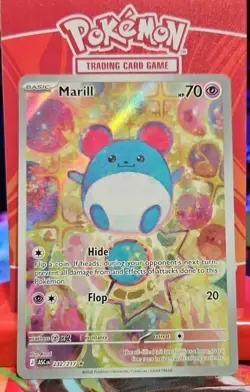 Pokemon Marill ASC: Full Art Holo Basic 70 HP 20 232/217 Card - Image 1