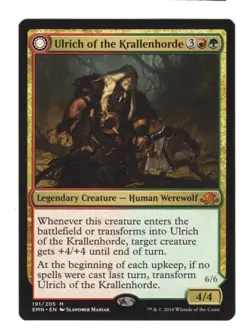 1x Ulrich of the Krallenhorde Eldritch Moon Magic the Gathering MTG NM - Image 1