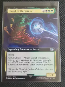 Cloud of Darkness - #481 - Uncommon - Extended Art - MTG: Final Fantasy - FIN - Image 1