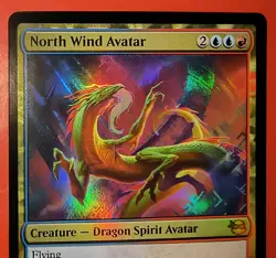 MTG, NORTH WIND AVATAR, 0162, MYTHIC, NM, TMT, BORDERLESS, FOIL FINISH - Image 2