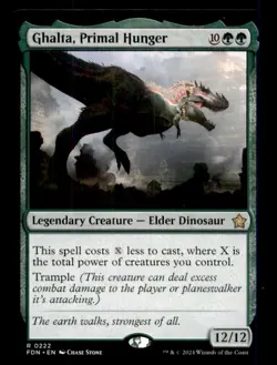 Ghalta, Primal Hunger LP Light Play Magic: The Gathering Foundations MTG [12383] - Image 1