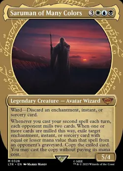 [1x] Saruman of Many Colors - Showcase Near Mint, English Lord of the Rings Extr - Image 1