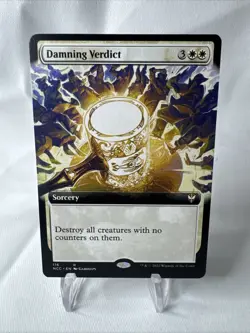 Damning Verdict (Extended Art) Commander: Streets of New Capenna Regular - Image 1