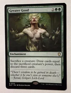 Greater Good 0223 Non Foil Rare Bloomburrow Commander MTG NM BLC - Image 1