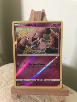 Pokemon Trading Card Game Snubbull Sun And Moon Base Set Common Card #90/149 - Image 1