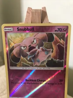 Pokemon Trading Card Game Snubbull Sun And Moon Base Set Common Card #90/149 - Image 3