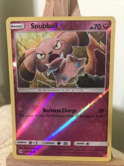 Pokemon Trading Card Game Snubbull Sun And Moon Base Set Common Card #90/149 - Image 5