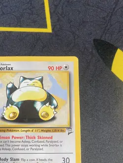 Snorlax 30/130 - Base Set 2 - Non-Holo Rare Pokemon Card - LP+ - Image 5