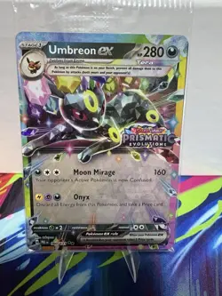 Pokemon Umbreon ex Prismatic Evolutions Stamped Promo Pack TCG Live Code - Image 1