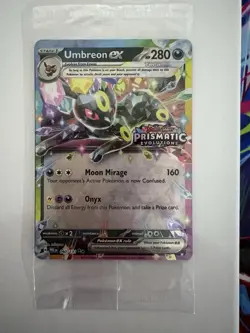 Pokemon Umbreon ex Prismatic Evolutions Stamped Promo Pack TCG Live Code - Image 3