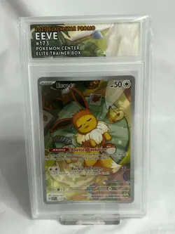 Pokemon TCG Eevee Prismatic Evolutions Pokemon Center Promo 173 - Image 1