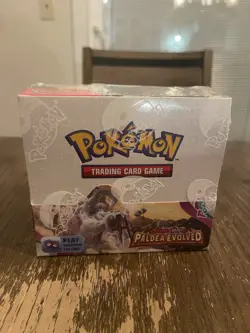 Pokemon TCG Paldea Evolved Booster Box - SV02: Paldea Evolved Factory Sealed! - Image 1