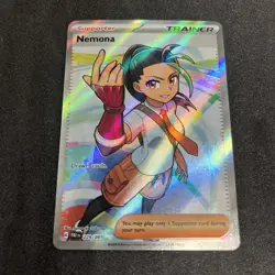 Pokemon TCG Nemona 229/091 - Ultra Rare Full Art - Paldean Fates - NM/Mint - Image 1